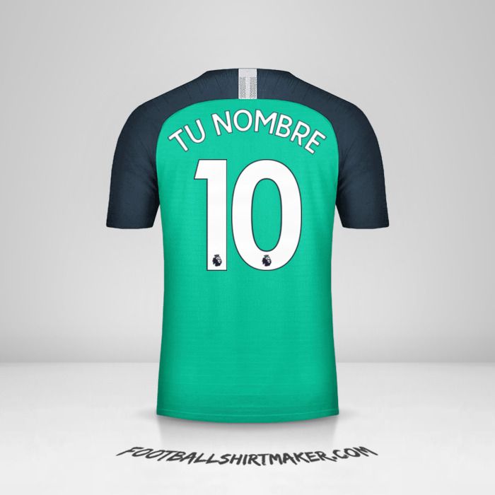 Crear camiseta Tottenham Hotspur 2018/19 III con tu Nombre y Número
