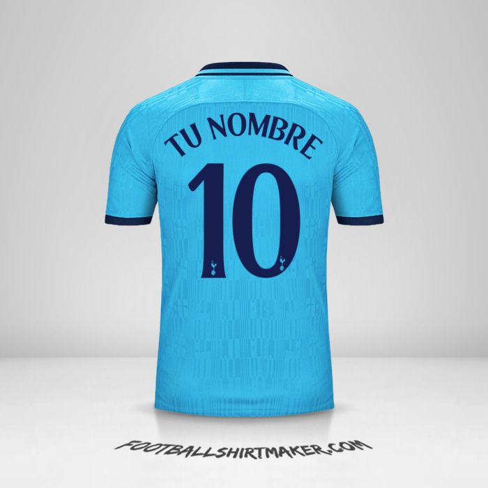 Camiseta Tottenham Hotspur 2019/20 Cup III número 10 tu nombre