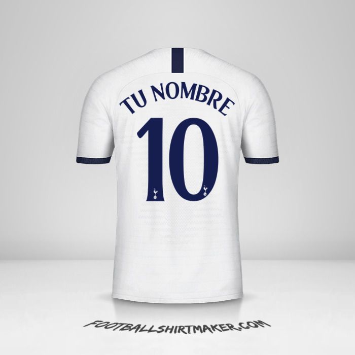 Camiseta Tottenham Hotspur 2019/20 Cup número 10 tu nombre
