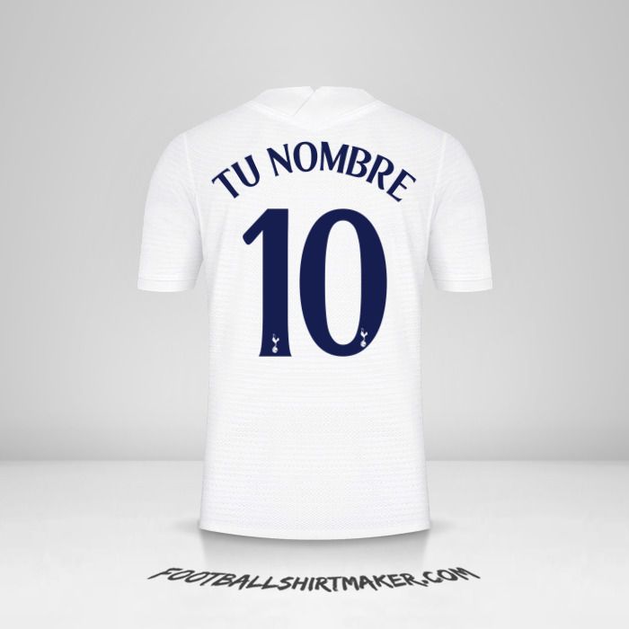 Camiseta Tottenham Hotspur 2021/2022 Cup número 10 tu nombre