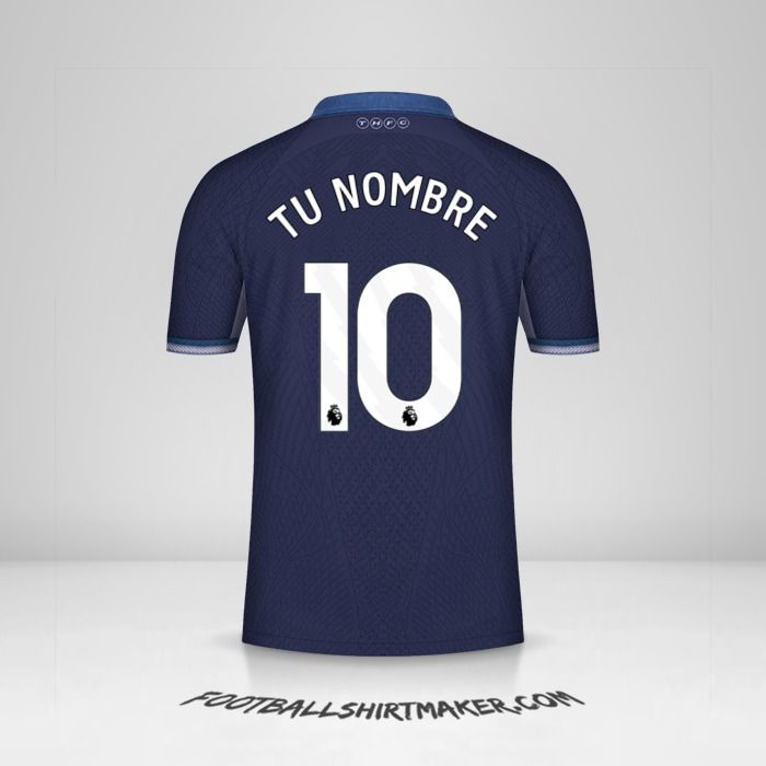 Camiseta Tottenham Hotspur 2023/2024 II número 10 tu nombre