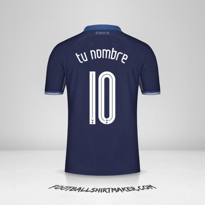 Camiseta Tottenham Hotspur 2023/2024 Cup II número 10 tu nombre