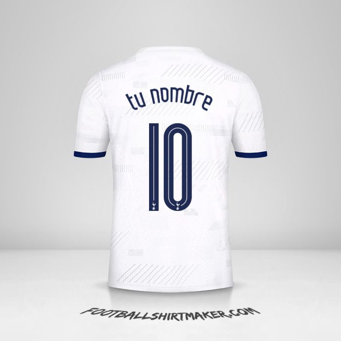Camiseta Tottenham Hotspur 2023/2024 Cup número 10 tu nombre
