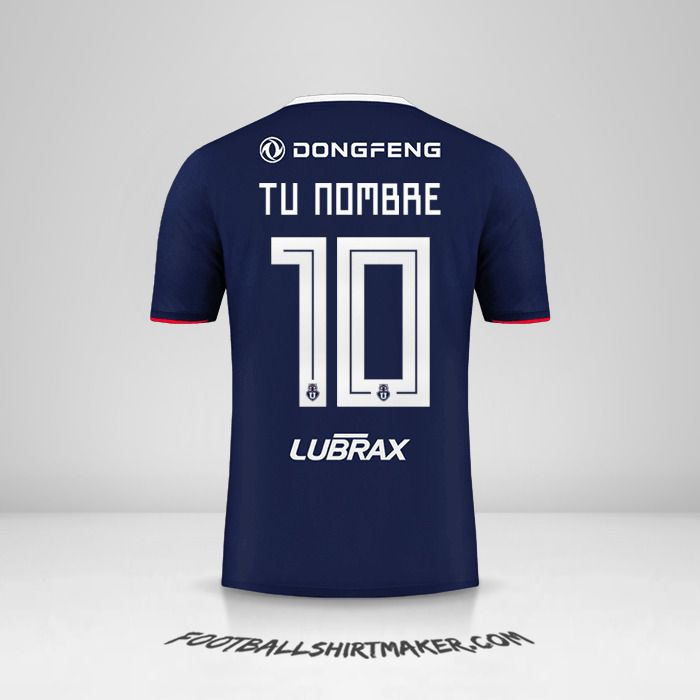 Camiseta Universidad de Chile 2019 número 10 tu nombre