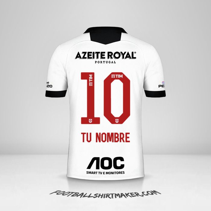 Camiseta Vasco da Gama 2019/20 III número 10 tu nombre