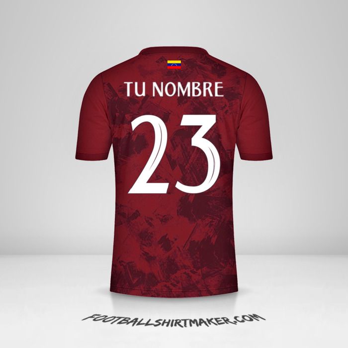 Camiseta Venezuela 2021/2022 número 23 tu nombre