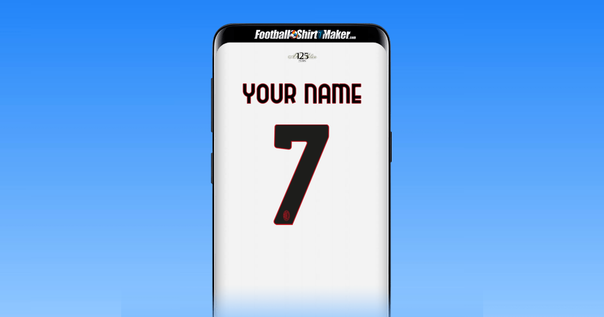 AC Milan 2024/2025 II shirt. Create shirt with your name and number.