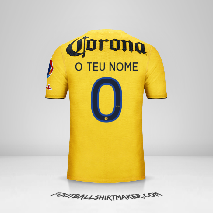 Camisola Club America 2013/14 -  o teu nome - 0