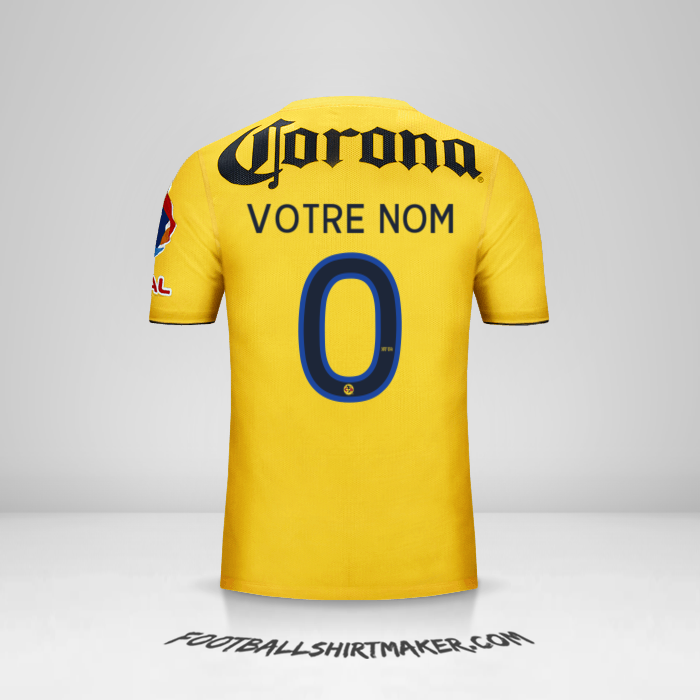 Maillot Club America 2013/14 -  votre nom - 0