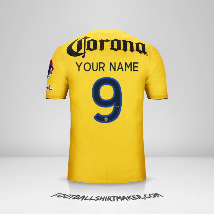 Club America 2013 14 jersey. Create jersey with your name and number