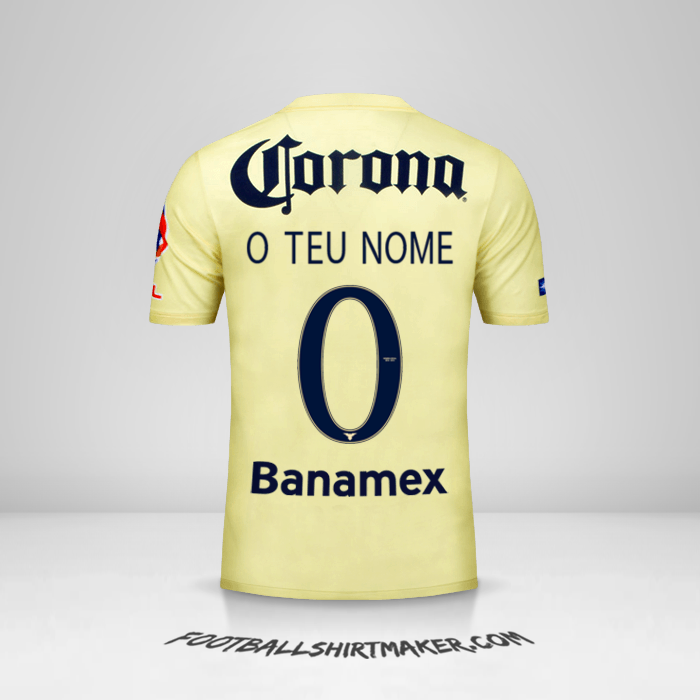 Camisola Club America 2014/15 -  o teu nome - 0