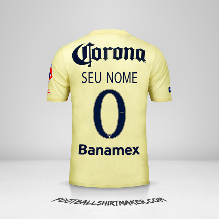 Camisa Club America 2014/15 -  seu nome - 0