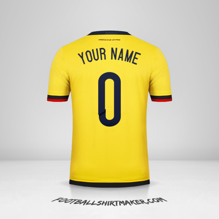 Jersey Colombia 2015 -  your name - 0