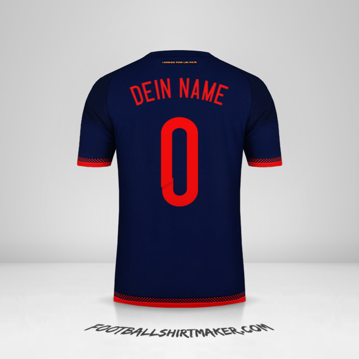 Trikot Kolumbien 2015 II -  dein name - 0