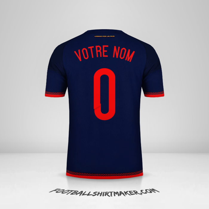 Maillot Colombie 2015 II -  votre nom - 0