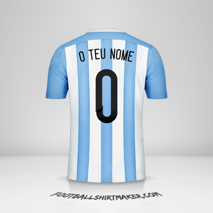 Camisola Argentina 2015 -  o teu nome - 0