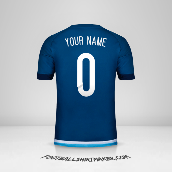 Shirt Argentina 2015 II -  your name - 0