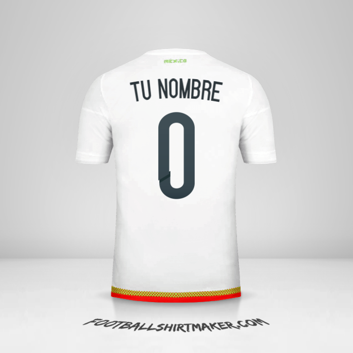 Jersey Mexico 2015/16 II -  tu nombre - 0