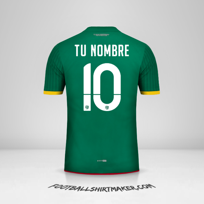 Camiseta Bolivia 2015 número 10 tu nombre