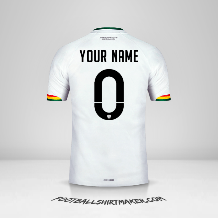 Jersey Bolivia 2015 II -  your name - 0