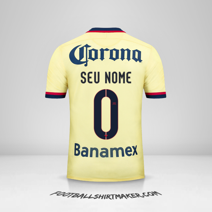 Camisa Club America 2015/16 -  seu nome - 0