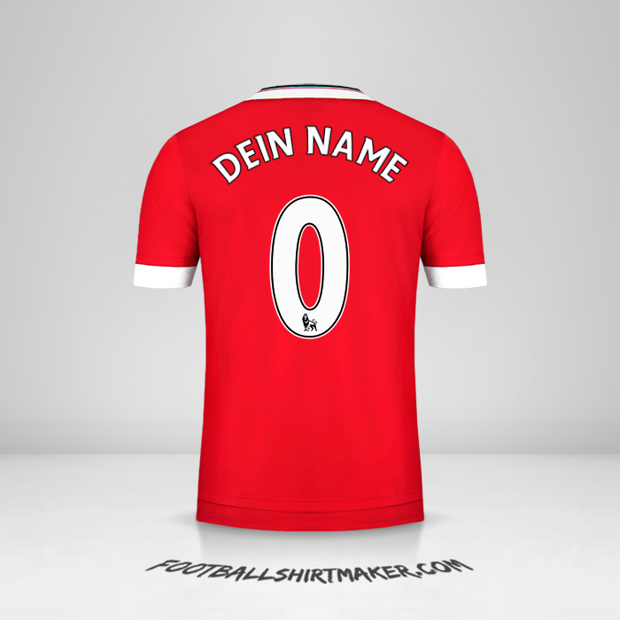 Trikot Manchester United 2015/16 -  dein name - 0