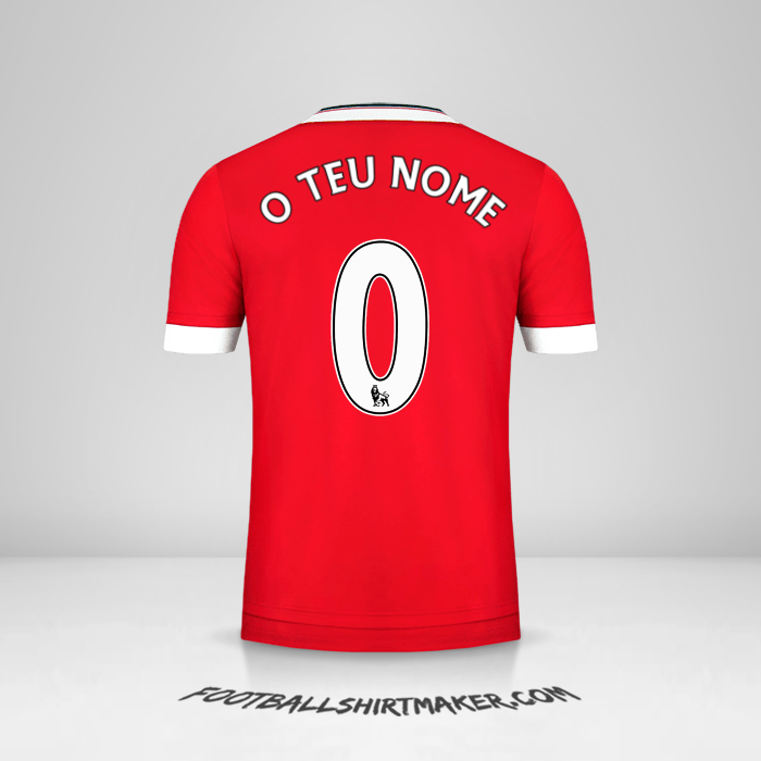 Camisola Manchester United 2015/16 -  o teu nome - 0