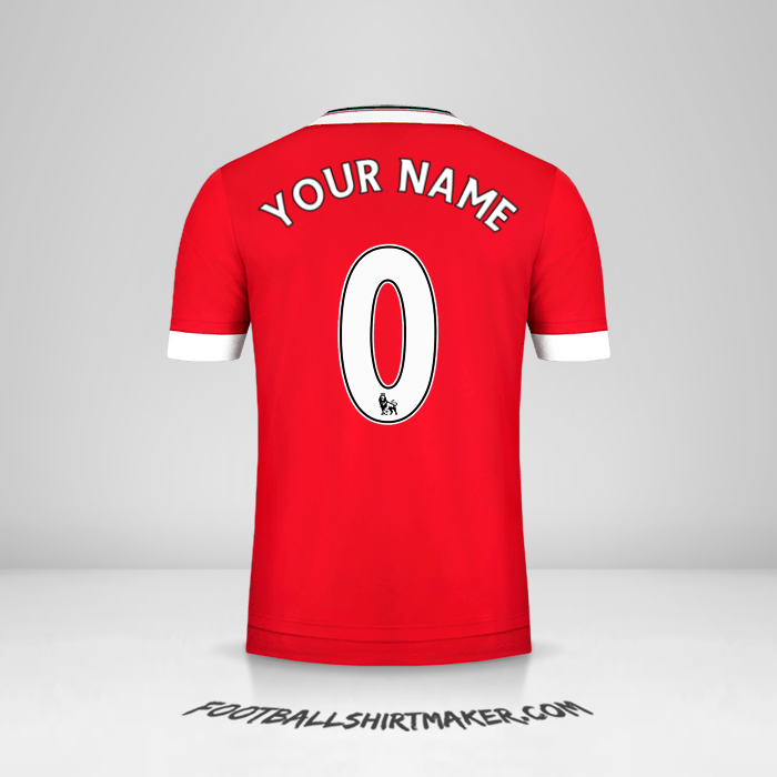 Shirt Manchester United 2015/16 -  your name - 0