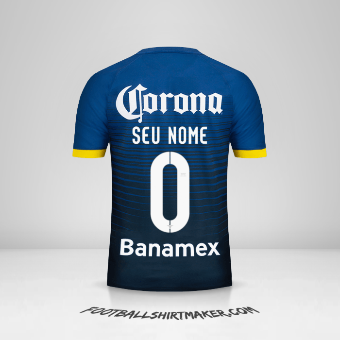 Camisa Club America 2015/16 II -  seu nome - 0