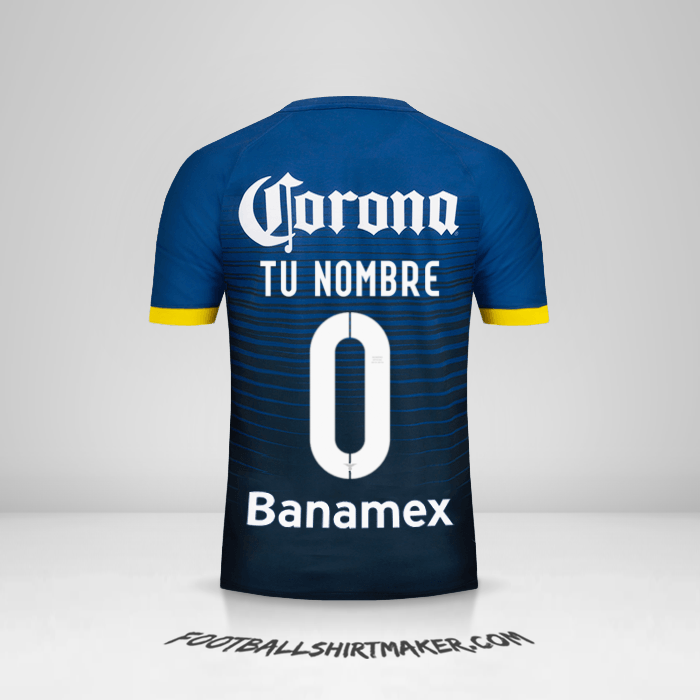 Camiseta Club America 2015/16 II -  tu nombre - 0