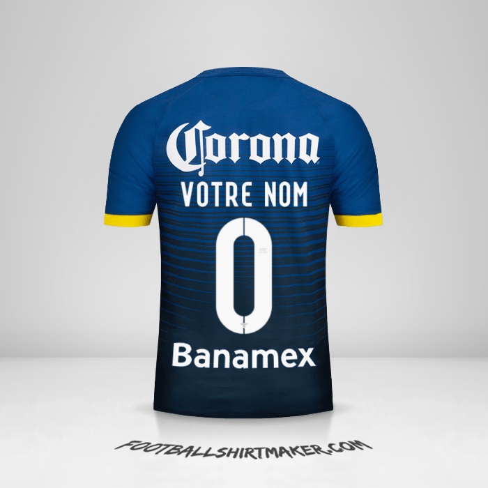 Maillot Club America 2015/16 II -  votre nom - 0