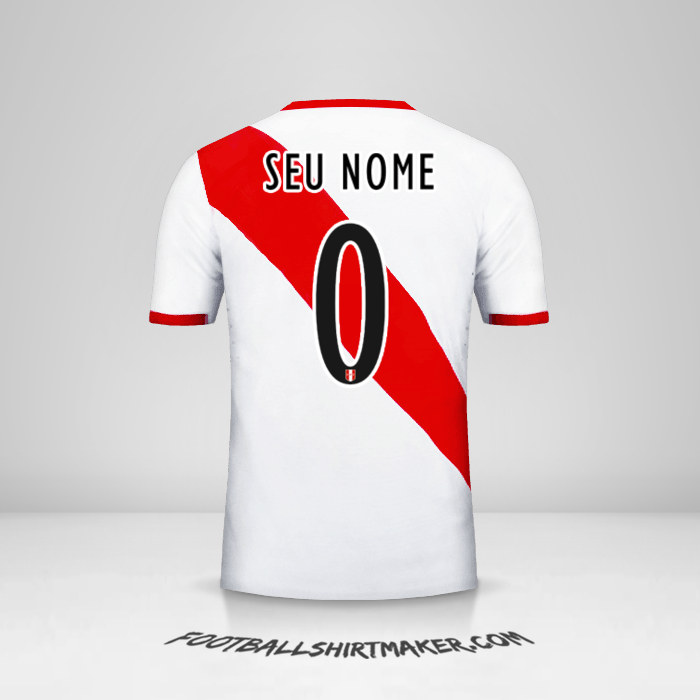 Camisa Peru 2015/16 -  seu nome - 0