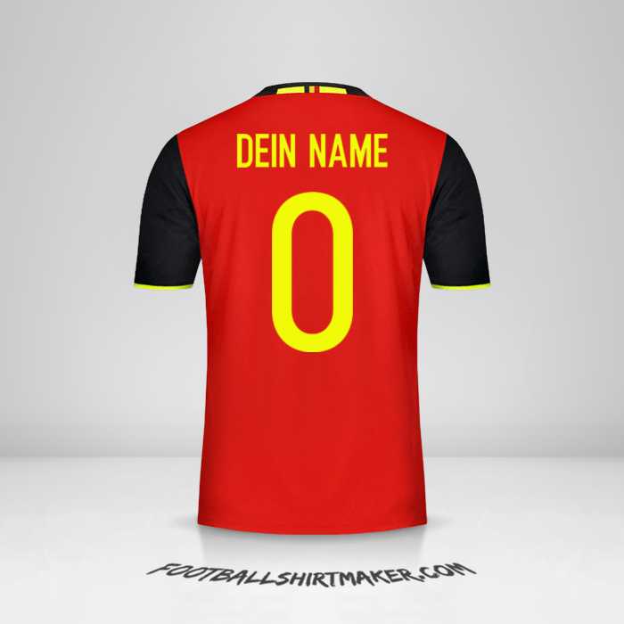 Trikot Belgien 2016 -  dein name - 0