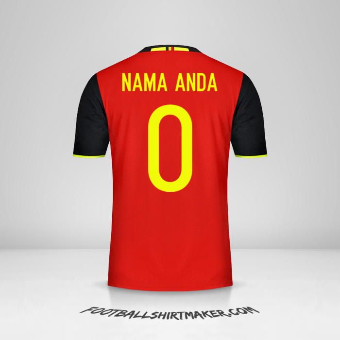 Jersey Belgia 2016 -  nama anda - 0