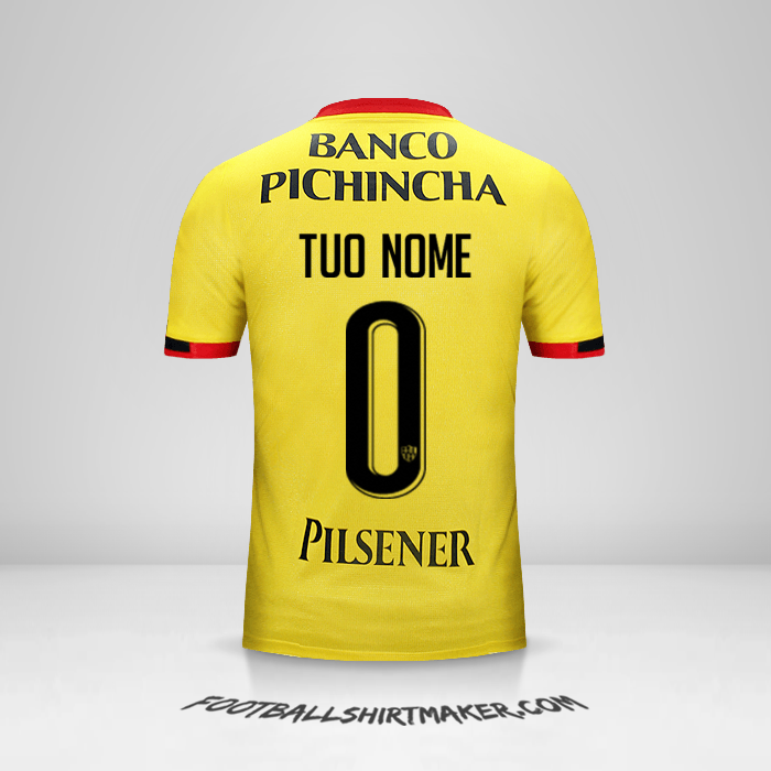 Maglia Barcelona SC  2016 -  tuo nome - 0