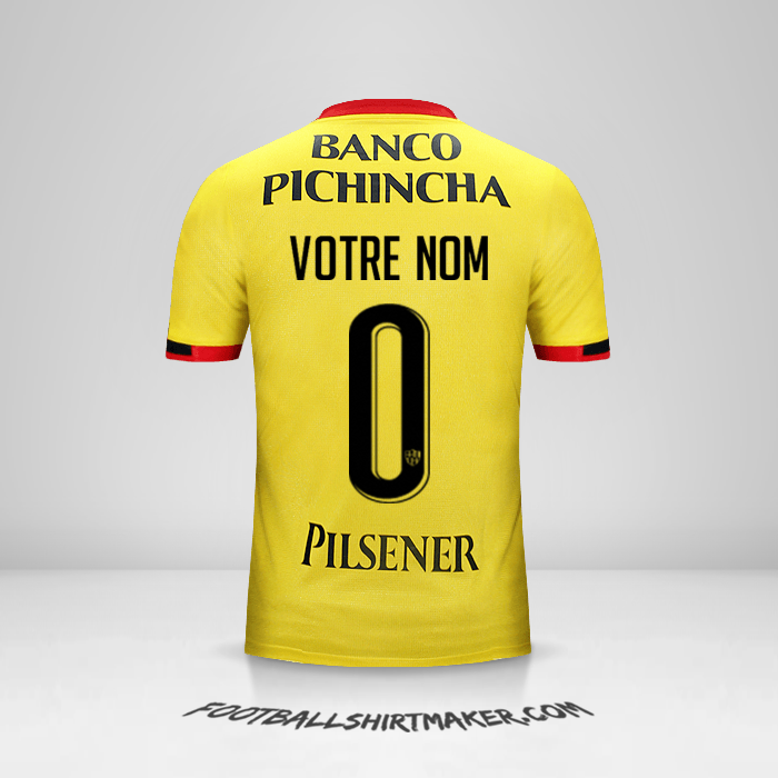 Maillot Barcelona SC  2016 -  votre nom - 0