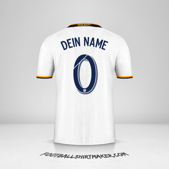 Trikot LA Galaxy 2016/2017 -  dein name - 0