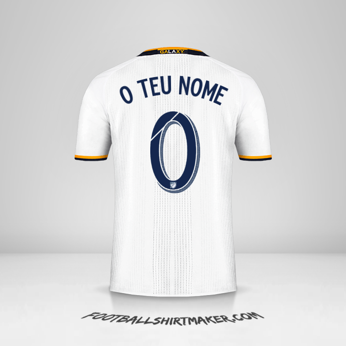 Camisola LA Galaxy 2016/2017 -  o teu nome - 0