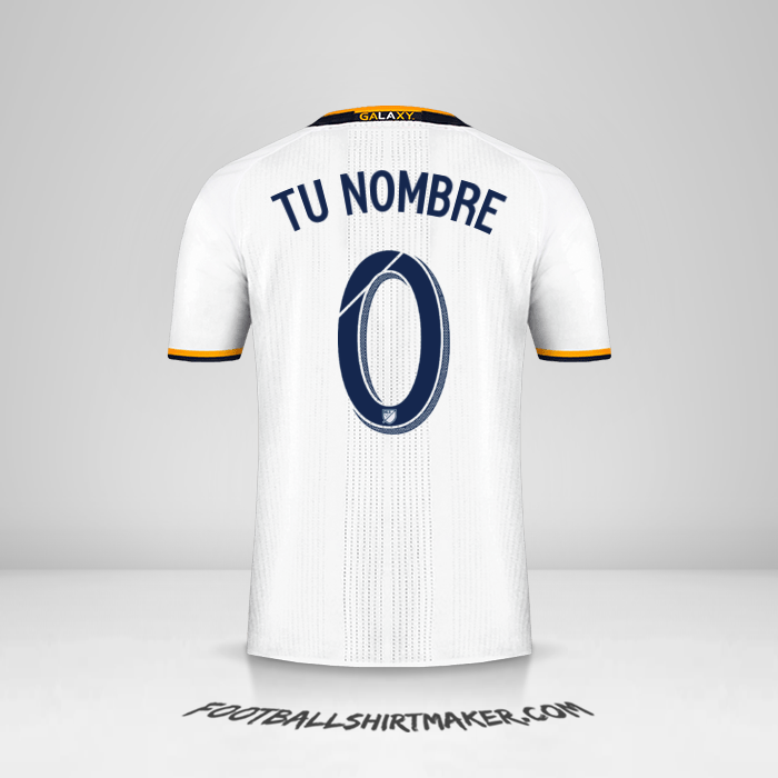 Camiseta LA Galaxy 2016/2017 -  tu nombre - 0