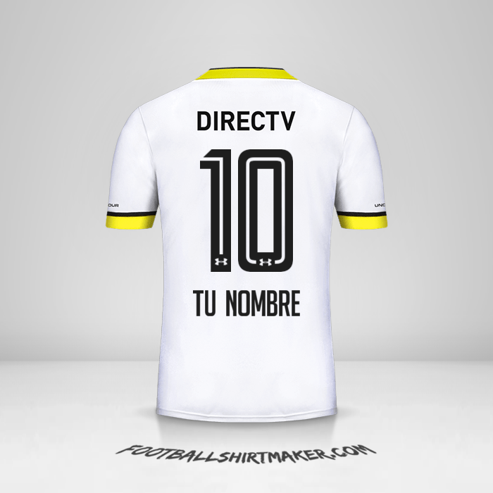 Camiseta Colo Colo 2016 número 10 tu nombre