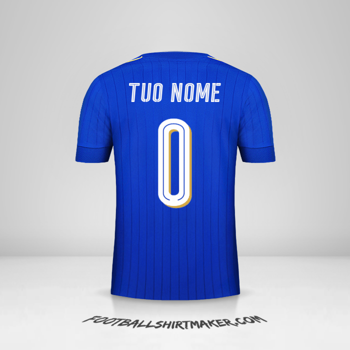 Maglia Italia 2016 -  tuo nome - 0