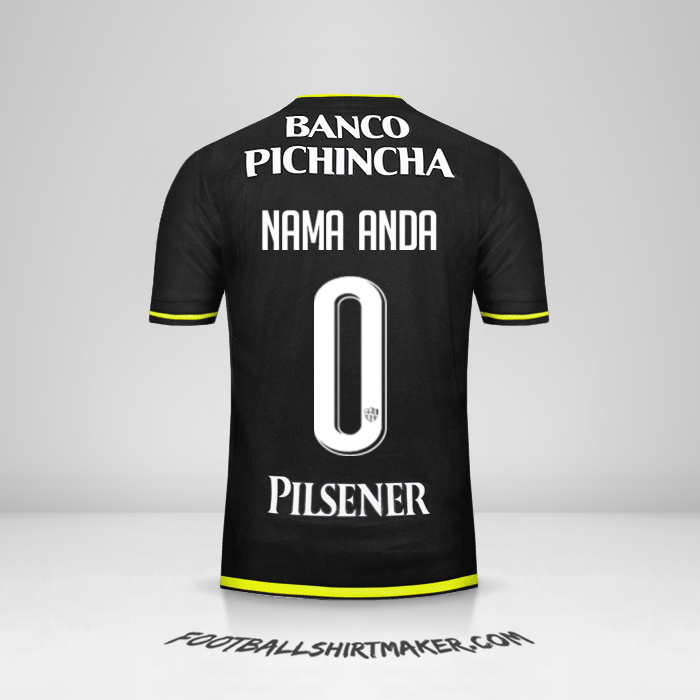 Jersey Barcelona SC 2016 II -  nama anda - 0