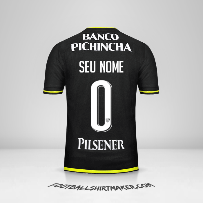 Camisa Barcelona SC 2016 II -  seu nome - 0