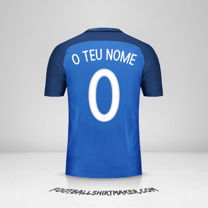 Camisola França 2016 -  o teu nome - 0