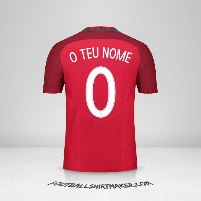 Camisola Portugal 2016 -  o teu nome - 0