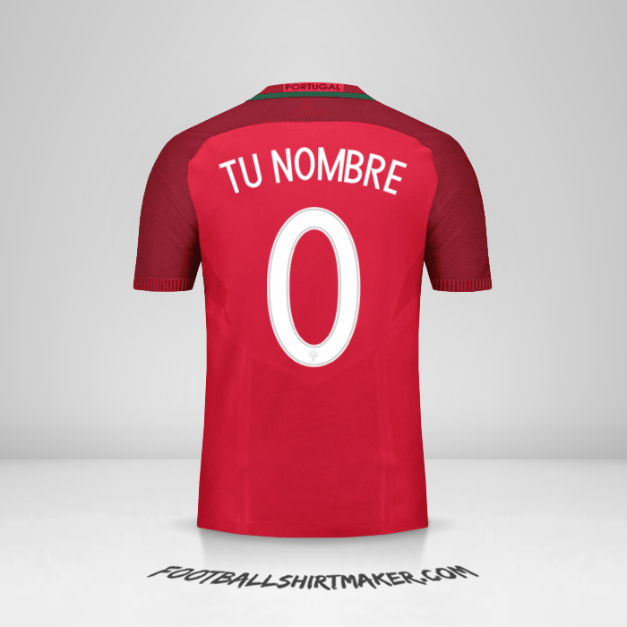 Camiseta Portugal 2016 -  tu nombre - 0