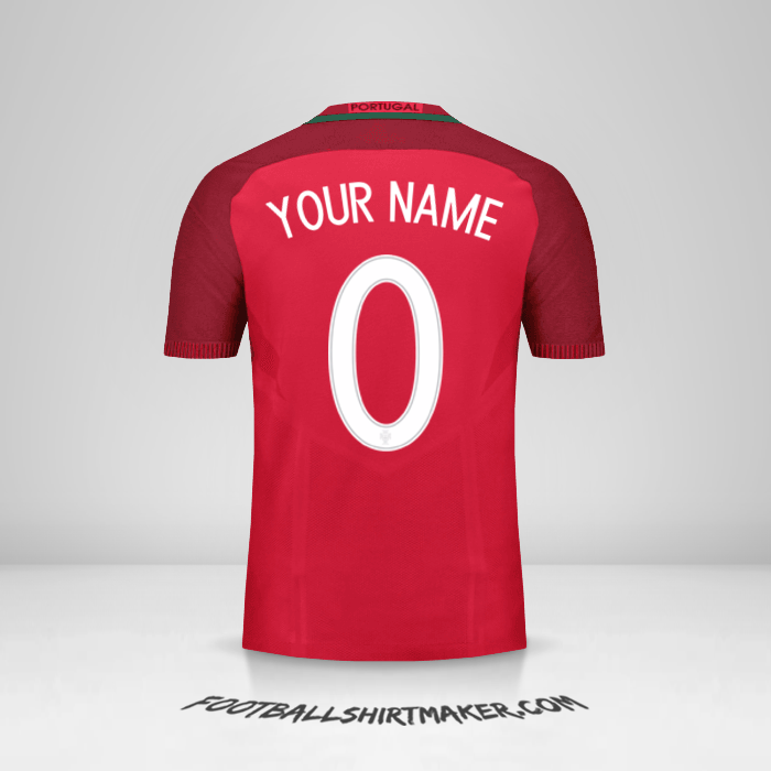 Jersey Portugal 2016 -  your name - 0