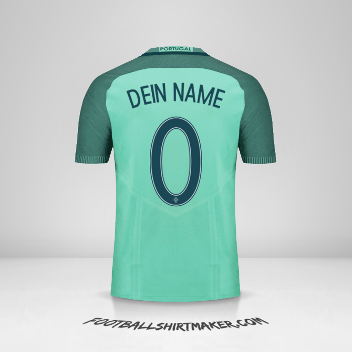 Trikot Portugal 2016 II -  dein name - 0