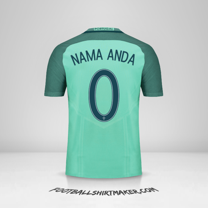 Jersey Portugal 2016 II -  nama anda - 0