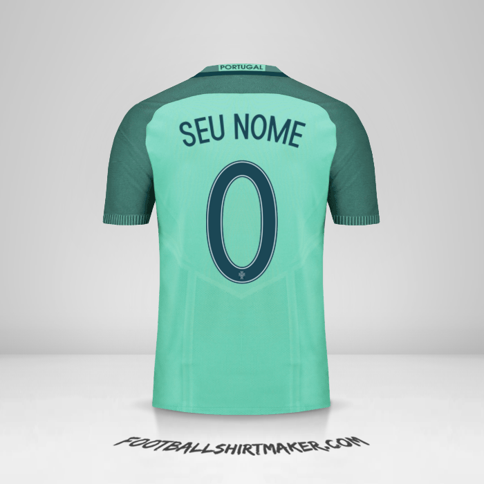 Camisa Portugal 2016 II -  seu nome - 0